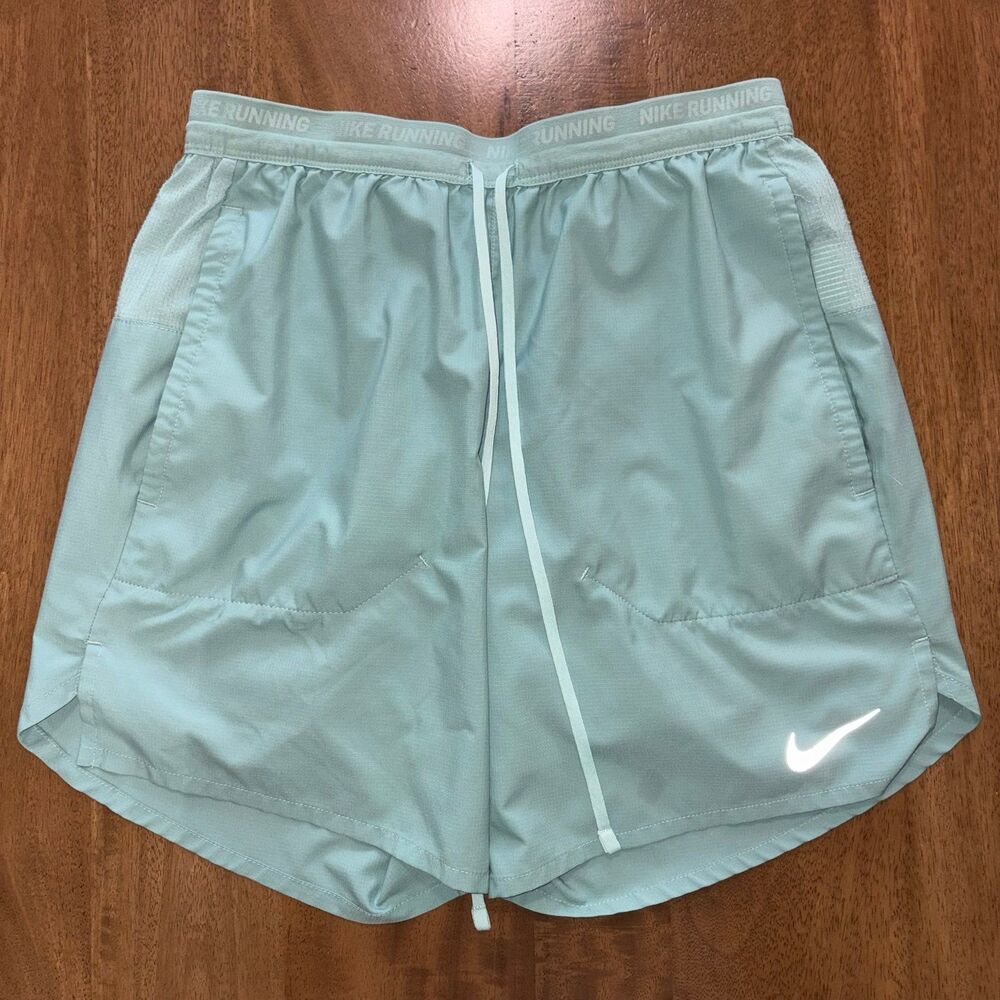 Nike Athletic Running Shorts Men’s Small Brief Lined Green